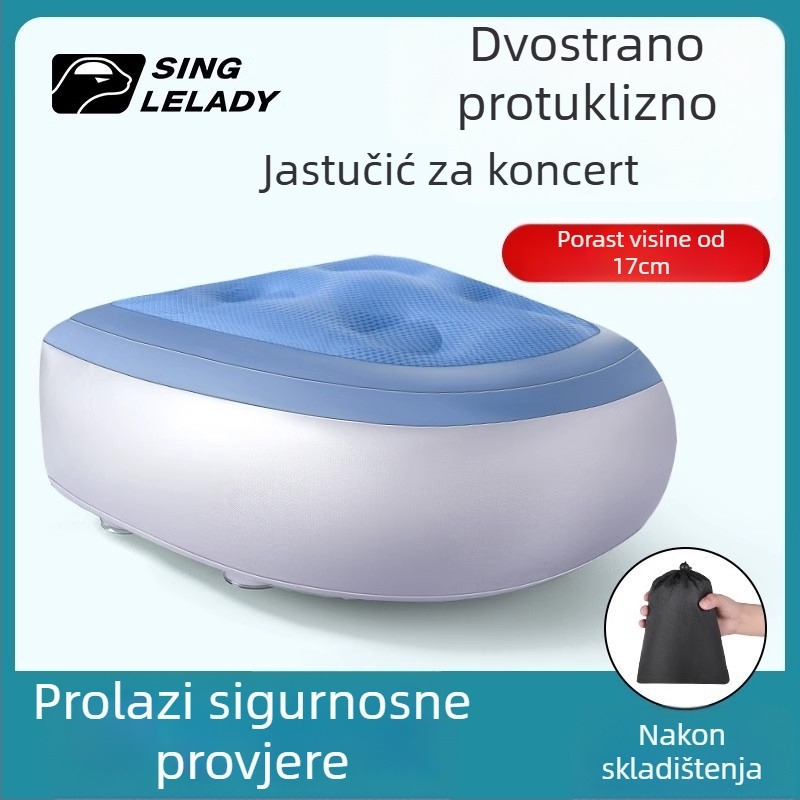 Naduvljiva potpora za sjedenje za male djevojčice, prijenosna debela jastučić za koncerte i glazbene festivale