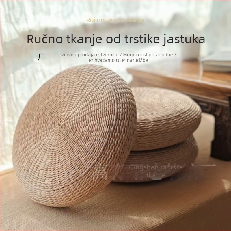 Slamnata tatami jastučnica za meditaciju s visokom gustoćom pjene, podupiranje struka