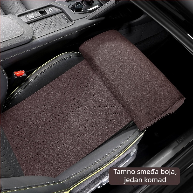 Podložak za noge automobil i produženi jastuk sjedala – ventilacija, ploski stil, lagani luksuz, punilo od sintetičkih vlakana, površina od poliestera, pogodno za sve sezone