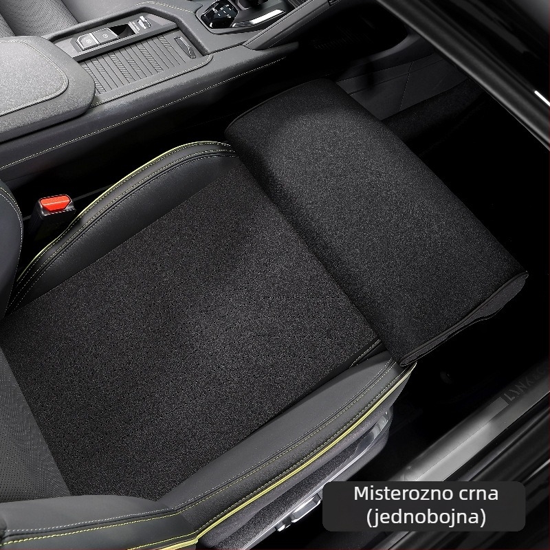 Podložak za noge automobil i produženi jastuk sjedala – ventilacija, ploski stil, lagani luksuz, punilo od sintetičkih vlakana, površina od poliestera, pogodno za sve sezone
