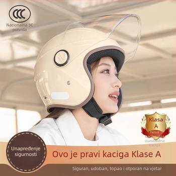 Kaciga za električni motocikl s ABS ljuskom, TCO99 certifikatom, univerzalno pristajanje, mogućnost prilagodbe