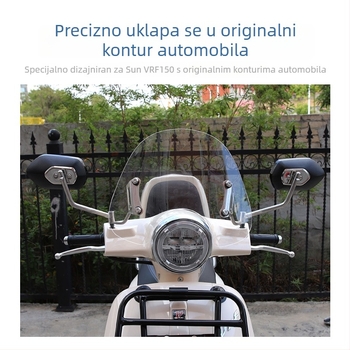 Dayang VRF150 vjetrobransko staklo za Vespa GTS300/250 – staklo za retrofit, branda Xiamen