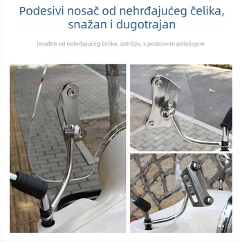 Dayang VRF150 vjetrobransko staklo za Vespa GTS300/250 – staklo za retrofit, branda Xiamen
