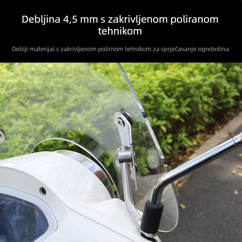 Dayang VRF150 vjetrobransko staklo za Vespa GTS300/250 – staklo za retrofit, branda Xiamen