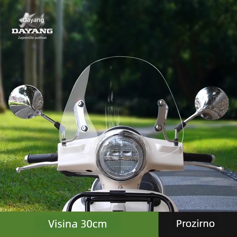 Dayang VRF150 vjetrobransko staklo za Vespa GTS300/250 – staklo za retrofit, branda Xiamen