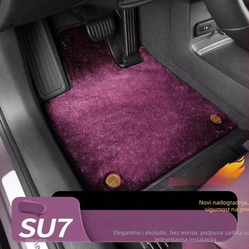 TPE autopodmeta za Xiaomi SU7 – potpuno pokriće s velutom zvjezdanim nebom, prilagođeno vozilu, bez loga