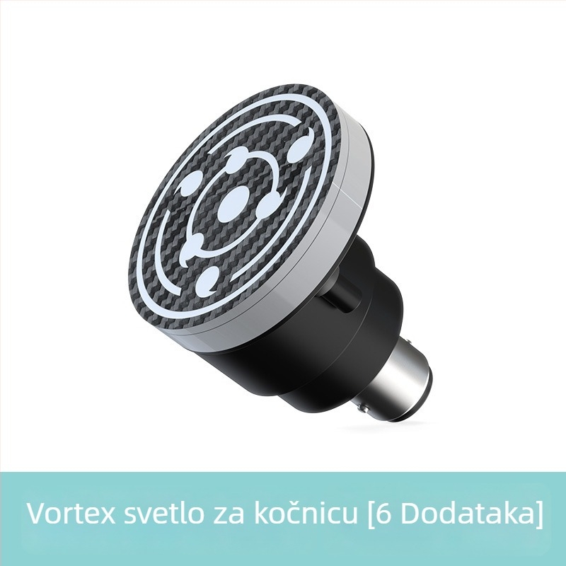 Svjetlo kočnice za motocikl s rotirajućim treperavim stražnjim svjetlom – dodatna žarulja za kočnicu od Quick motorcycle products