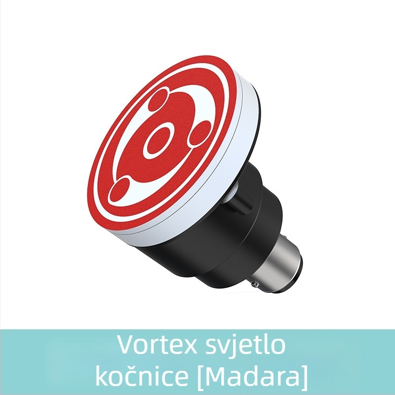 Svjetlo kočnice za motocikl s rotirajućim treperavim stražnjim svjetlom – dodatna žarulja za kočnicu od Quick motorcycle products