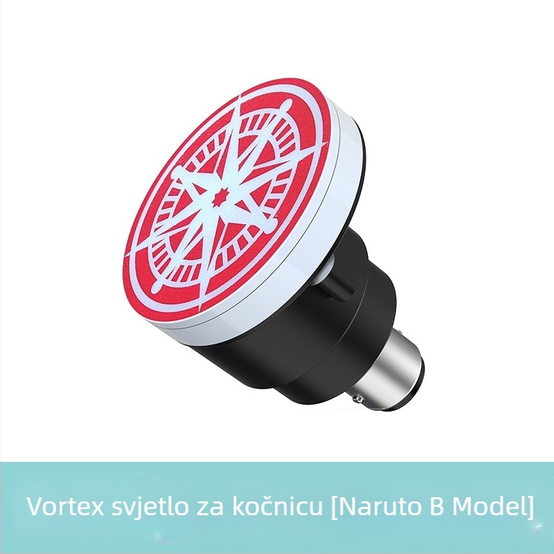 Svjetlo kočnice za motocikl s rotirajućim treperavim stražnjim svjetlom – dodatna žarulja za kočnicu od Quick motorcycle products