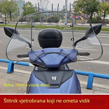 Prednje staklo za skutere i električna vozila – polietilen, zaštita od sunca, vodootpornost