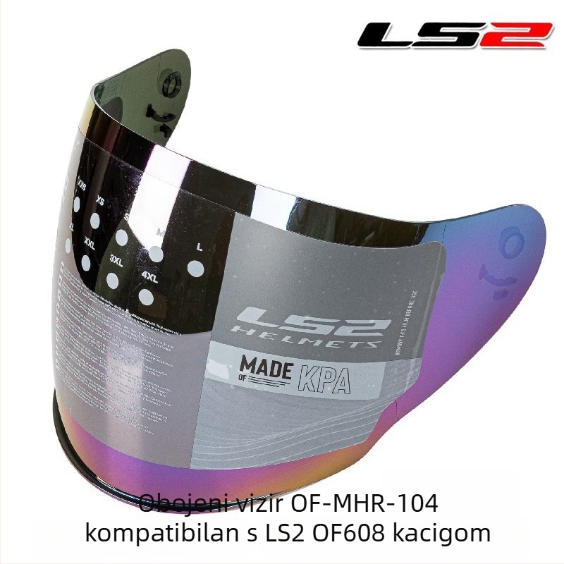 LS2 kacige leće OF608 – originalna OF-MHR-104 leća, kompatibilna s kacigom LS2608