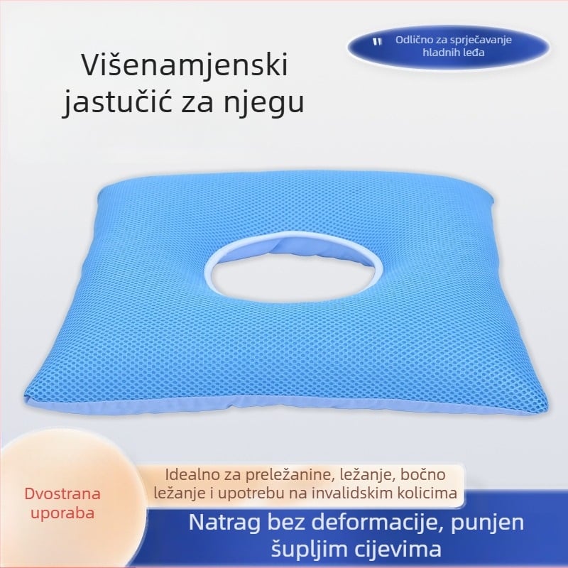 Jastučić za prevenciju preležanina – Pleasant mrežasti jastuk s punjenjem PE šuplje cijevi, moderan minimalistički stil