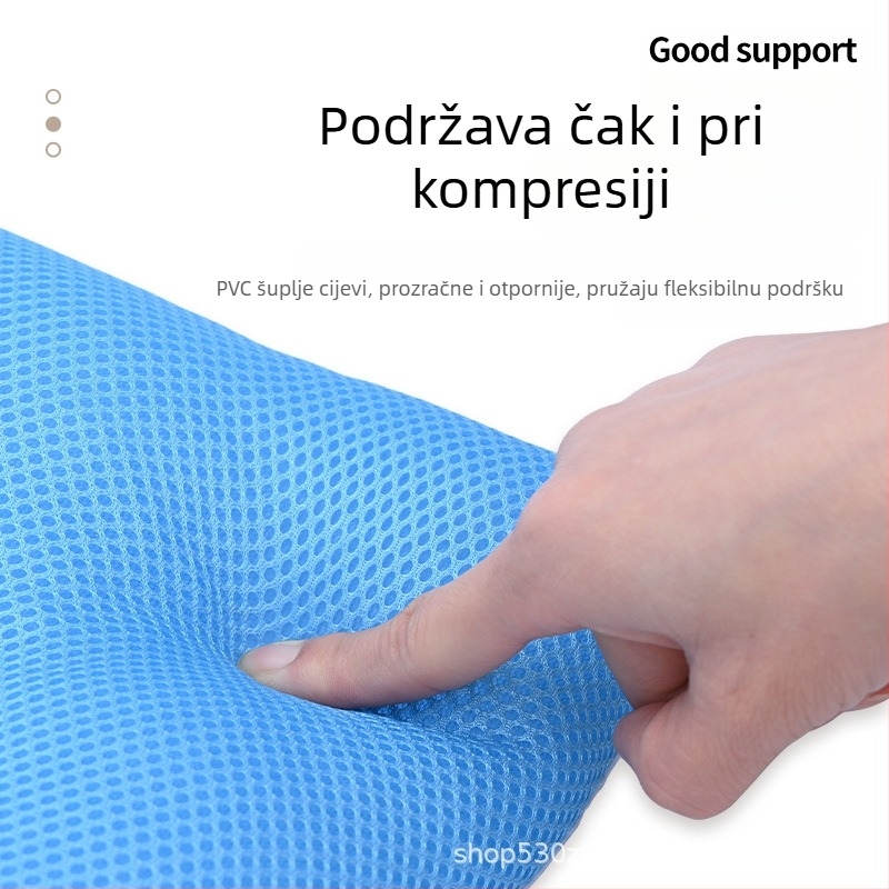 Jastučić za prevenciju preležanina – Pleasant mrežasti jastuk s punjenjem PE šuplje cijevi, moderan minimalistički stil