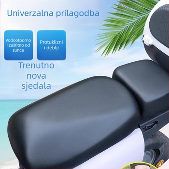PU kožna navlaka za sjedalo električnog bicikla – prozračna, vodootporna, sve sezone, univerzalna kompatibilnost