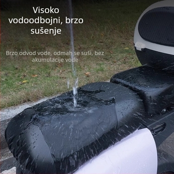 PU kožna navlaka za sjedalo električnog bicikla – prozračna, vodootporna, sve sezone, univerzalna kompatibilnost