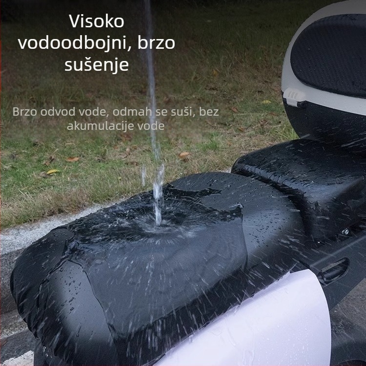 PU kožna navlaka za sjedalo električnog bicikla – prozračna, vodootporna, sve sezone, univerzalna kompatibilnost