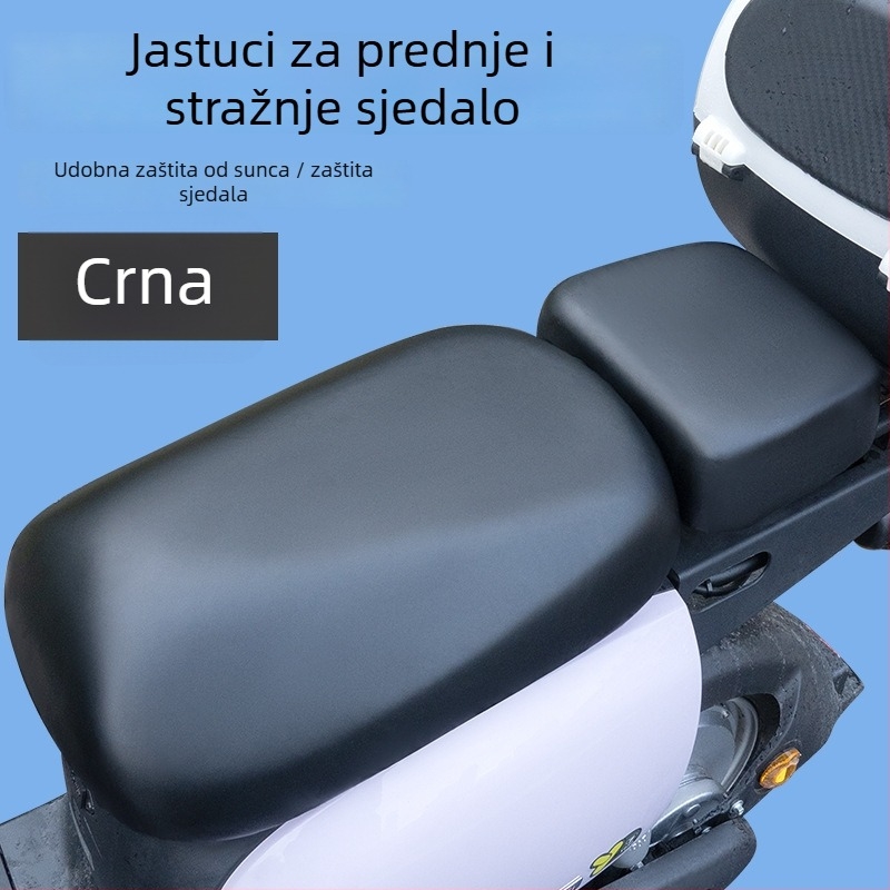 PU kožna navlaka za sjedalo električnog bicikla – prozračna, vodootporna, sve sezone, univerzalna kompatibilnost
