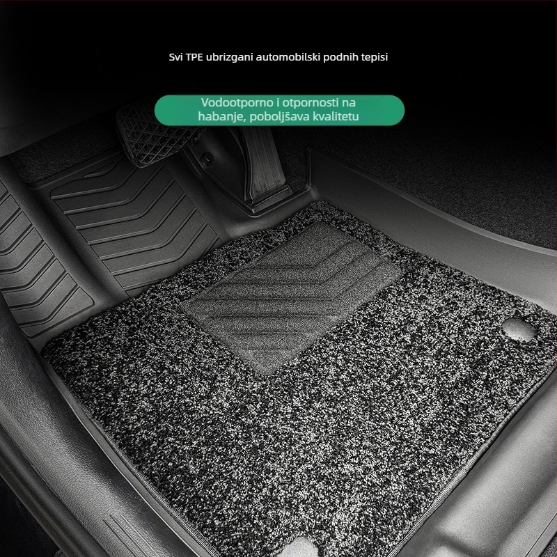 Podne prostirke za Mercedes-Benz C-klase, E-klase, A/B-klase i S-klase — Materijal: TPE; poluzatvoren dizajn; ispis logotipa; prilagodba dostupna