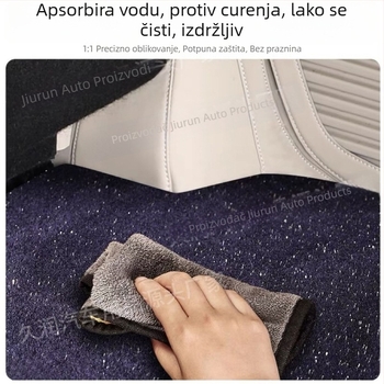 Tepih za prtljažnik sa zvjezdanim nebom - velur materijal, velurovi jastučići za stopala, marka Long Lasting