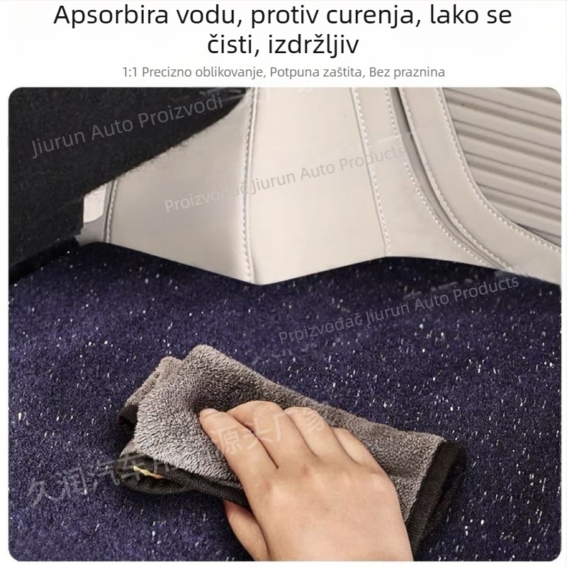 Tepih za prtljažnik sa zvjezdanim nebom - velur materijal, velurovi jastučići za stopala, marka Long Lasting