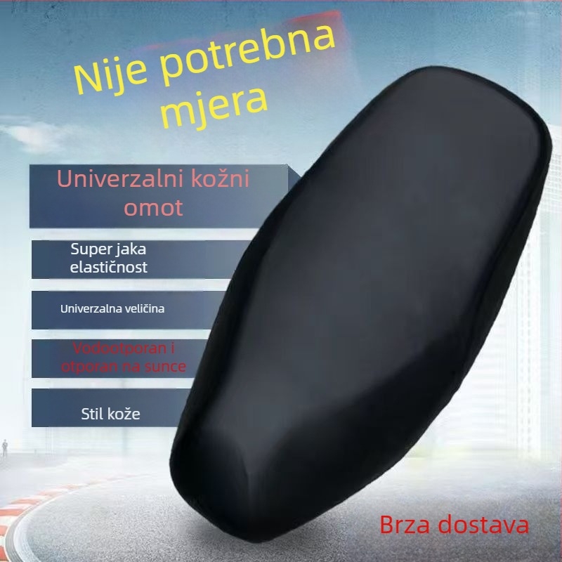 Presvlaka za sjedalo električnog vozila s debelim protukliznim slojem i velurskom otpornošću jastučićem, univerzalna za sve sezone za električni motocikl