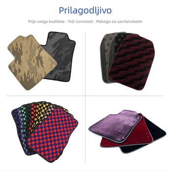 Automobilske podne prostirke – 10 mm nano baršun sa zvjezdanim nebom, prilagođene za određeni model, polipropilen, mogućnost prilagodbe i tiskanje logotipa