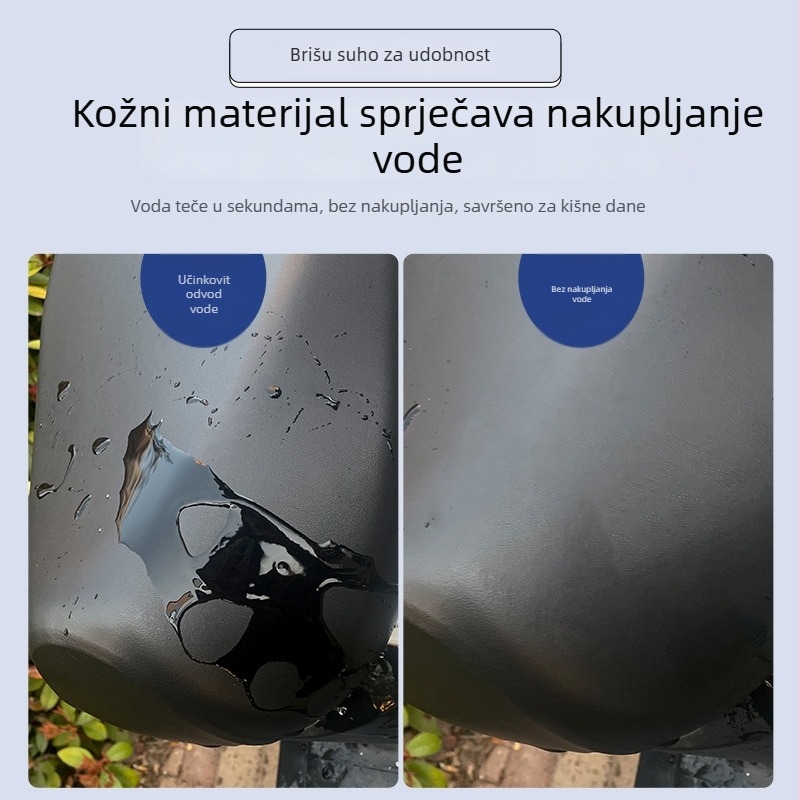 Set navlaka za sjedalo električnog vozila – PU, vodootporan, UV zaštita, universalna prilagodba za sva četiri godišnja doba, pogodan za električna vozila, motocikle i skutere