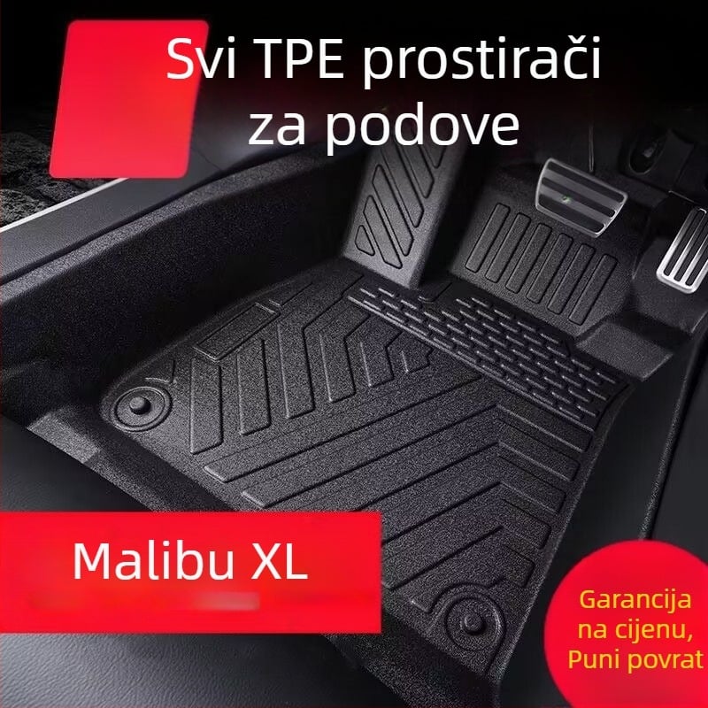 TPE automobilske podne prostirke za Chevrolet Malibu XL, modeli 12–23, unutarnji tepih