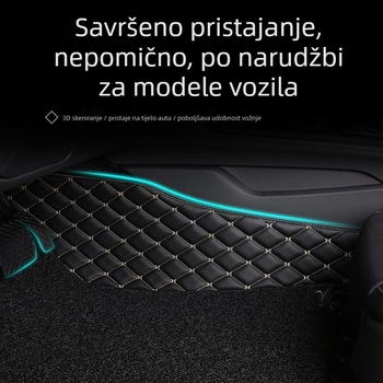 Auto podne prostirke za nove i stare modele, vozačev tepih, koža; bez tiskanja logotipa, bez prilagodbe