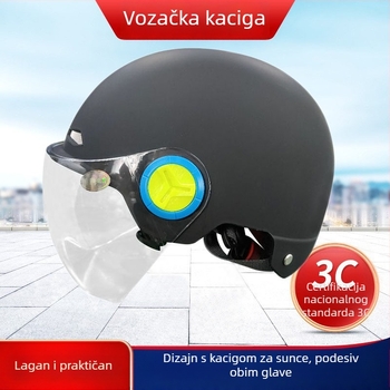 Ljetna kaciga za električni skuter, 3C certificirana, ABS materijal, lagana, prozračna