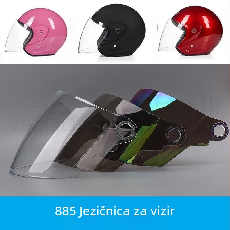 Leća kacige - vodootporna i UV zaštita, bez prilagodbe