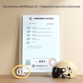 Unisex prozračna polu-štitnjača za električne motocikle, 3C certifikat, prema Novom nacionalnom standardu, ljetna upotreba, za svakodnevnu vožnju