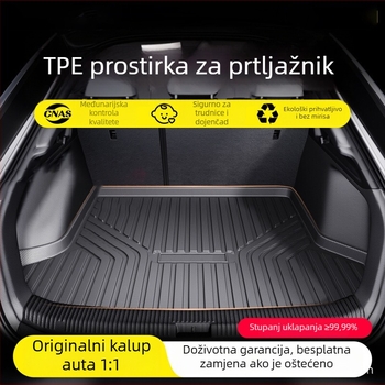 TPE prostirka za prtljažnik automobila, posebno za stražnji prostor, otporna na prljavštinu, unutarnja dekoracija