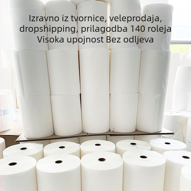 Jednokratne ručnike za frizerske salone – od drvene celuloze, 65 g, upijanje 0–5 s, Jacquard tkanina, prilagodljivo