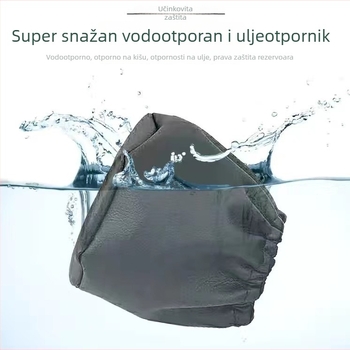 Poklop spremnika goriva kamiona - PU materijal, prašinu i vodootpornost, univerzalan za kamione, s otisnutim logom