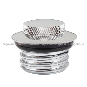 Tank cap za Harley XL883/1200 Soft Tail – pritisni tip, aluminijska legura, retro stil