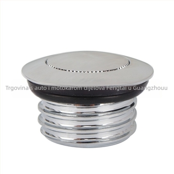 Tank cap za Harley XL883/1200 Soft Tail – pritisni tip, aluminijska legura, retro stil