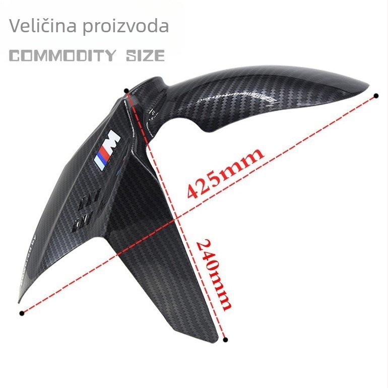 Prednji blatnik za električno vozilo - blatnik za blato, chaofanmoto, model Competitive Fender, kompatibilno s 12V općoj namjeni