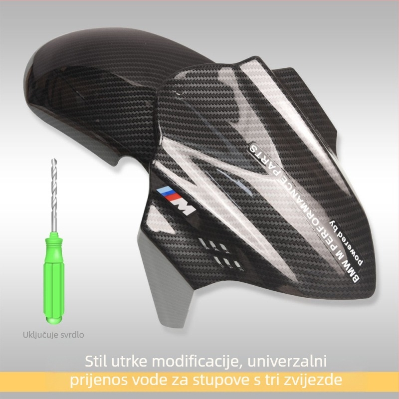 Prednji blatnik za električno vozilo - blatnik za blato, chaofanmoto, model Competitive Fender, kompatibilno s 12V općoj namjeni