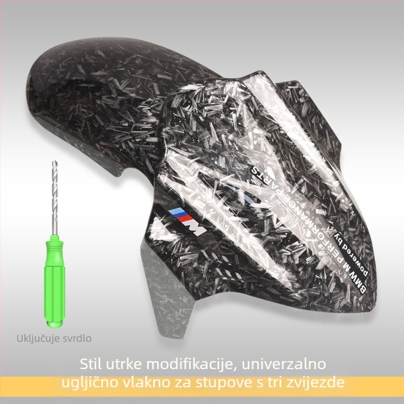Prednji blatnik za električno vozilo - blatnik za blato, chaofanmoto, model Competitive Fender, kompatibilno s 12V općoj namjeni