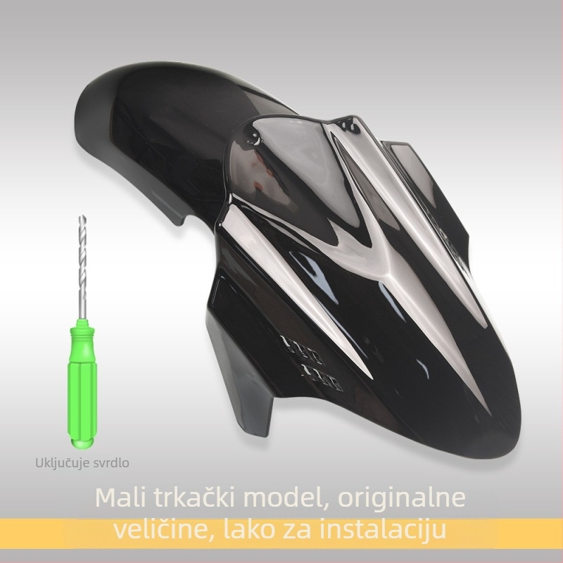 Prednji blatnik za električno vozilo - blatnik za blato, chaofanmoto, model Competitive Fender, kompatibilno s 12V općoj namjeni