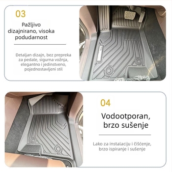 TPV podne prostirke za pickup Futian Mars 7 i Mars 9 | materijal: TPV, marka: T-WIND, bez logotipa, tip prostirke: drugi, dizajnirano za automobile