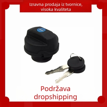 Poklopac spremnika goriva s dva ključa, kompatibilan s Volkswagen i Audi, dijelovi brojevi 191201551, 447201129, 533201551, 533