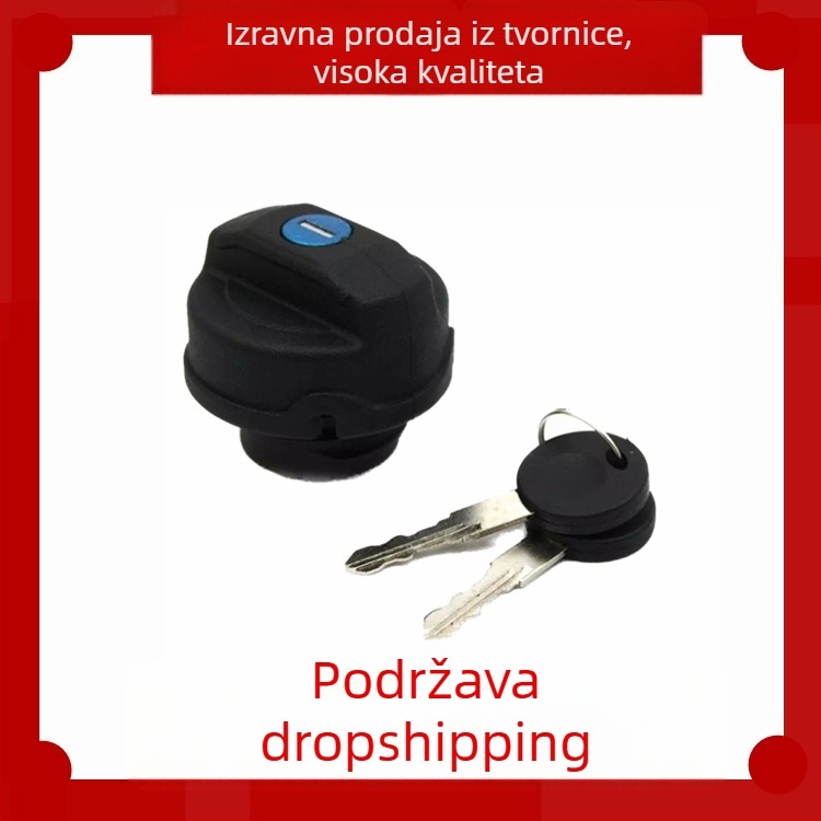 Poklopac spremnika goriva s dva ključa, kompatibilan s Volkswagen i Audi, dijelovi brojevi 191201551, 447201129, 533201551, 533