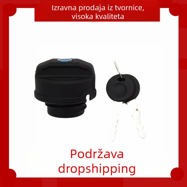 Poklopac spremnika goriva s dva ključa, kompatibilan s Volkswagen i Audi, dijelovi brojevi 191201551, 447201129, 533201551, 533