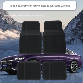 PVC autopodne prostirke – univerzalni set od 4 komada, protuklizne, vodootporne, otporne na habanje, prilagodljive