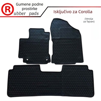 Gumene prostirke za pedale automobila, tepih-stil, vodootporne, za posebne modele automobila