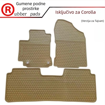 Gumene prostirke za pedale automobila, tepih-stil, vodootporne, za posebne modele automobila