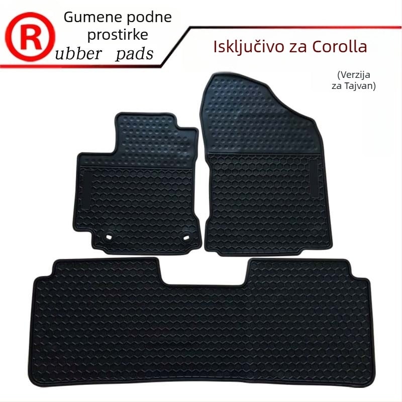 Gumene prostirke za pedale automobila, tepih-stil, vodootporne, za posebne modele automobila