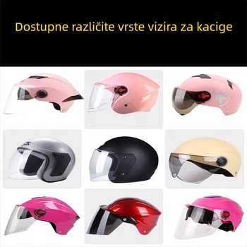 Maska za vizir kacige s UV zaštitom, anti-fog, HD vjetrobran — univerzalni dodatak za kacigu motocikla, marka Snow Shadow Maple Bridge, model 1212